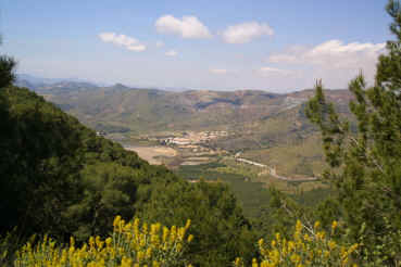 View over Portman on the way up