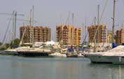 Apartments viewed from the Thomas Maestre marina