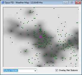 OpusFSX small weather map