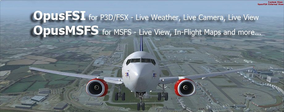 OpusFSI Flight Simulator Interface for FSX, FSX Steam Edition and Prepar3D