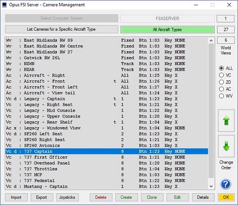 OpusFSI Server Camera Management