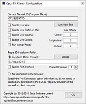 OpusFSI Client Configuration