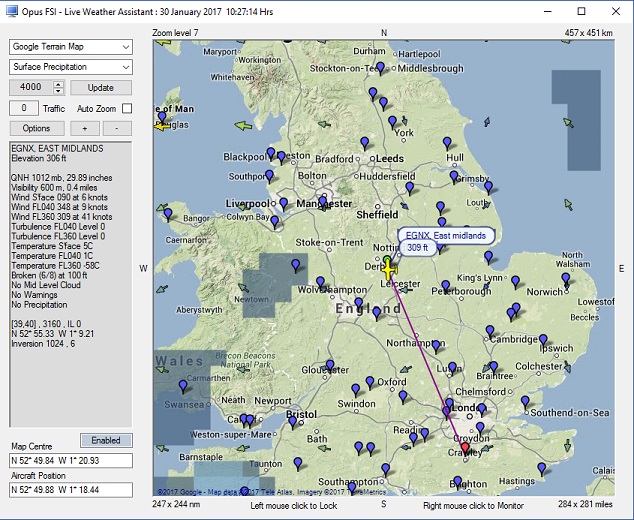 Google Terrain Map