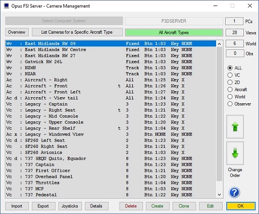 OpusFSI Server Camera Management