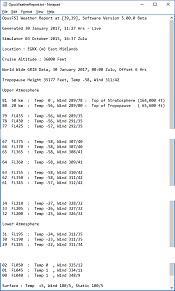 OpusFSI Weather Report (GRIB Data)