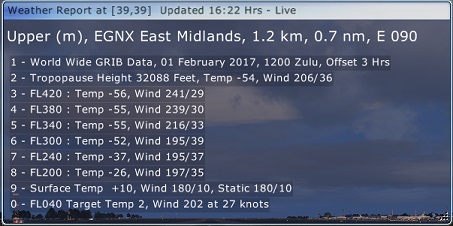 OpusFSI Upper Atmosphere Weather Report